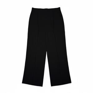 08Sircus Japan Black Wide Leg Elastic Waist Black Women's Pants $300 Retail